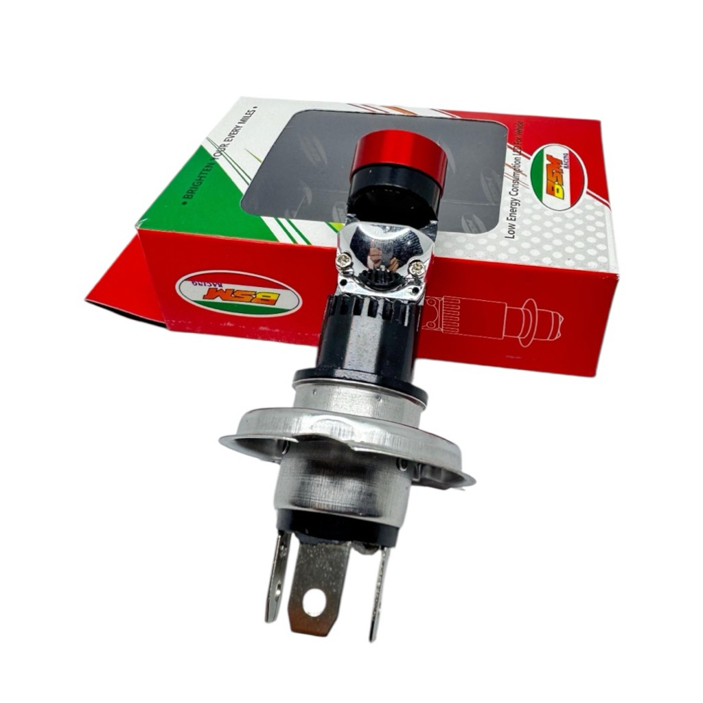 BSM LED LAMPU LED LASER H4 MODEL BILED LASER SUPER TERANG LAMPU LED LASER H4 BLUELENS
