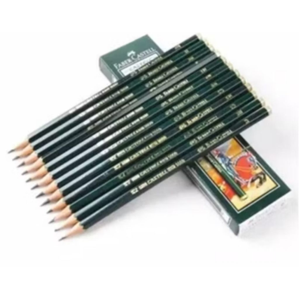 

FABER CASTELL Pensil Hijau 2B/3B/4B/5B/6B/7B/8B/HB/H/F (Per Pcs)