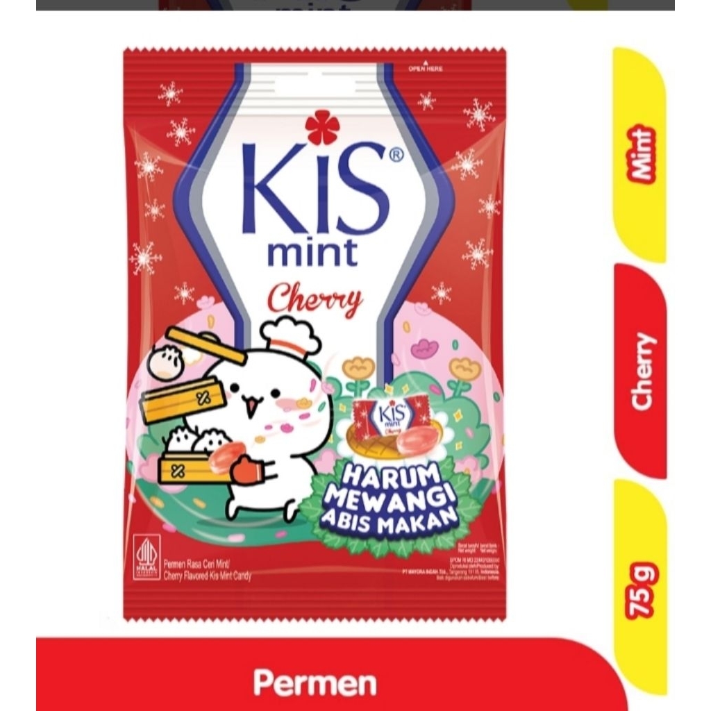 

Kis Cherry 75g Permen Kis Cherry 75g Permen Kis Mint Cherry 75gr