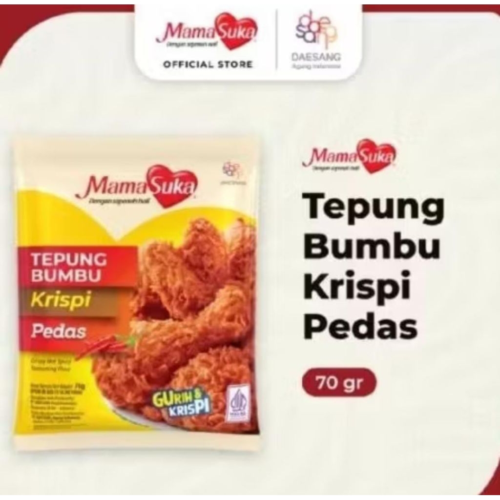 

Mamasuka Tepung Bumbu Serbaguna Krispi 70gr