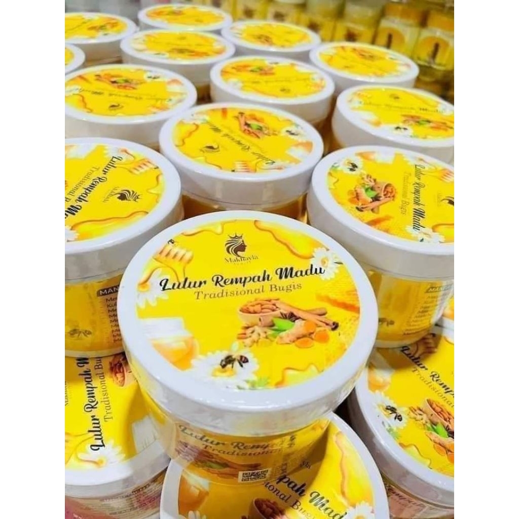 Lulur rempah Madu Tradisional bugis by makhayla lulur best seller promo