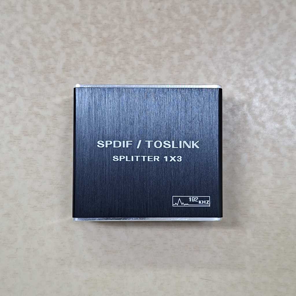 Optical audio SPDIF Toslink splitter 1x3