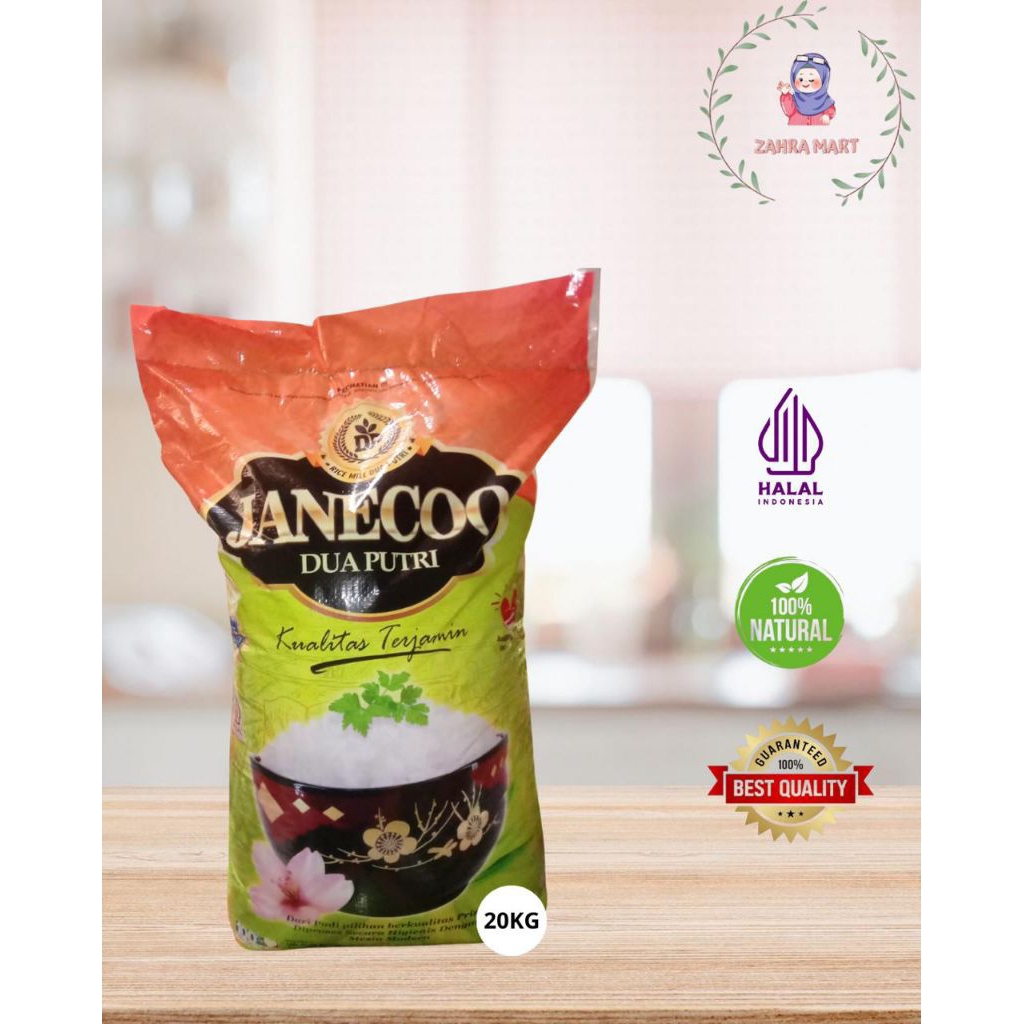 

BERAS PREMIUM JANECOO 5Kg Repack 20 Kg dan 1 Karung