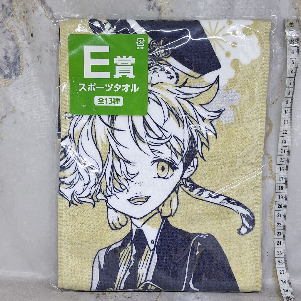Touken Ranbu Gokotai Sports Neck Towel Handuk Leher Furyu Kuji E Prize Towel Formation 110 cm
