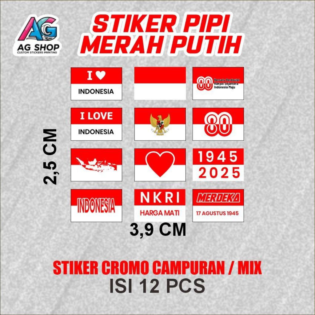 

Stiker pipi Merah Putih