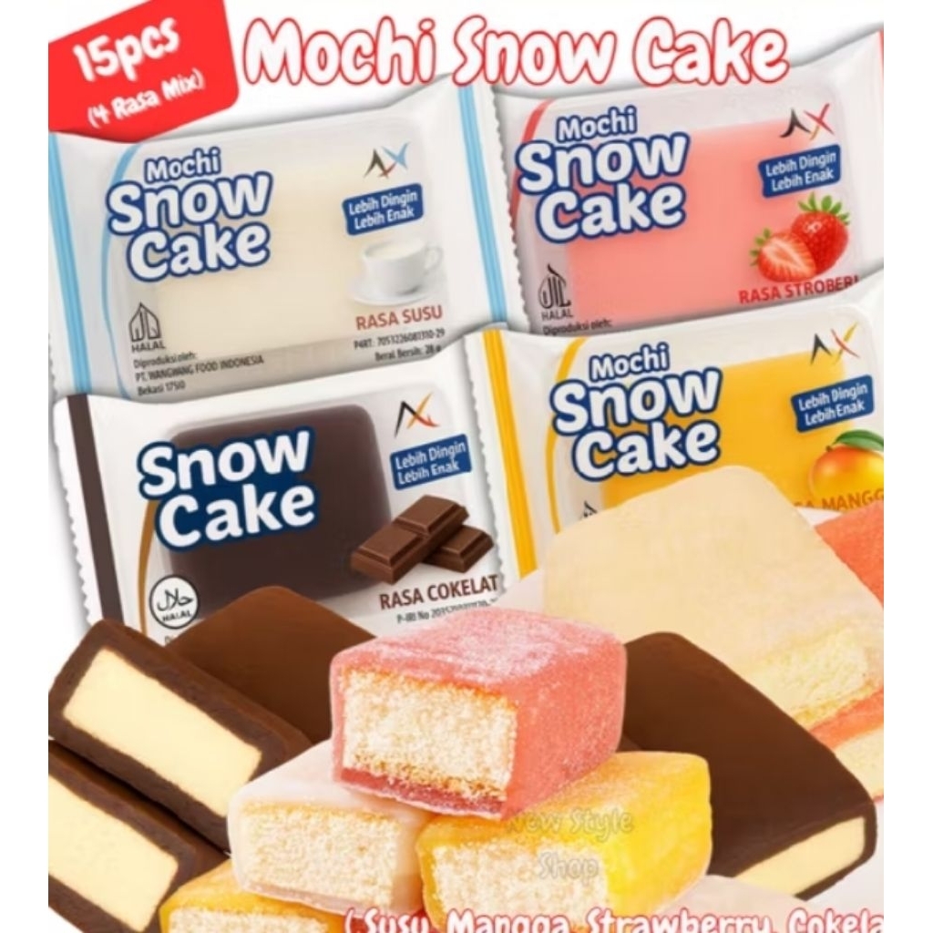 

5 pcs mochi snow cake