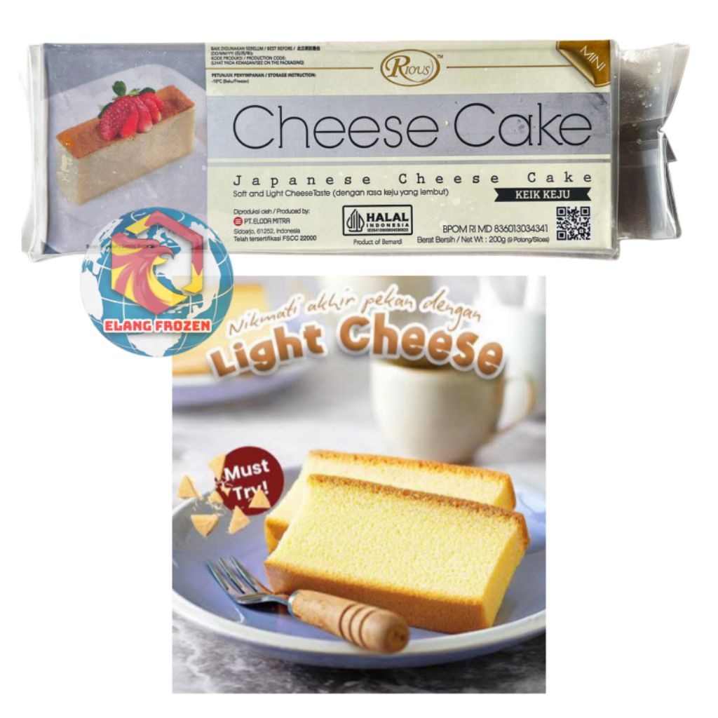 

Rious Gold Cake Mini Japanese Soft and Light Cheese Cake | Rious Keik Keju