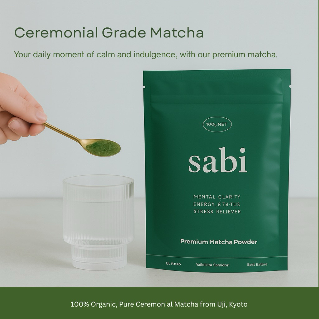 

[READY] Sabi Ceremonial Matcha Powder 100g - Yabukita / Saemidori - Uji Japan 100g