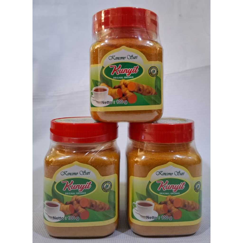 

Kunyit Bubuk Organik Kencono Sari Murni Asli Original 100 gram