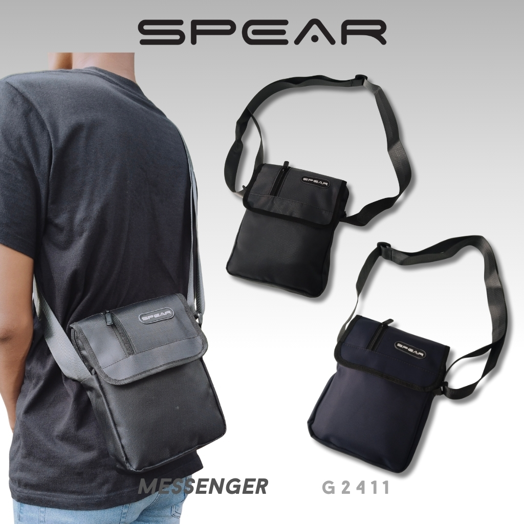 SPEAR Sling Bag Tas Selempang Unisex Pria Messenger Import Tas Bahu Kerja MB-G2411