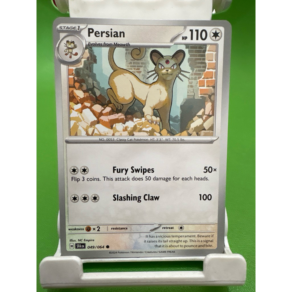 kartu pokemon original common persian sfa 049/064