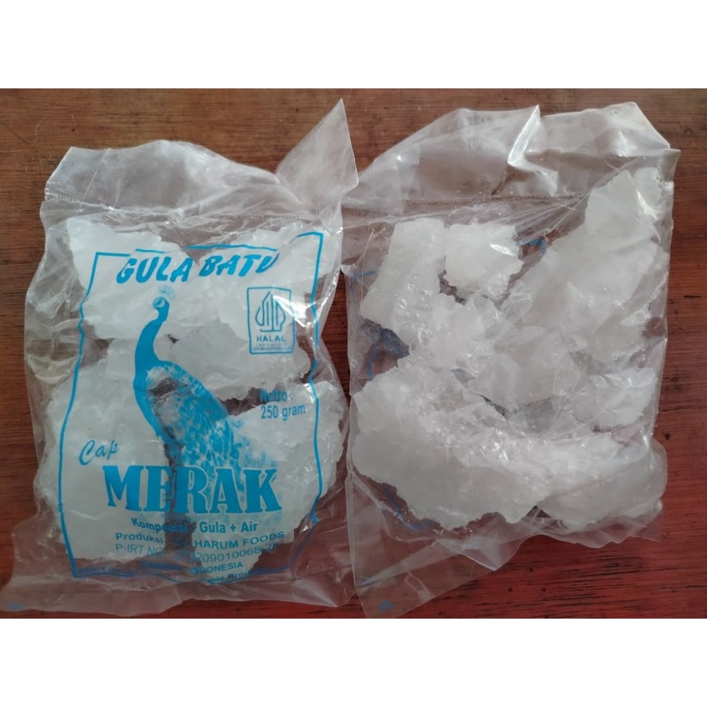 

[TERLARIS] GULA BATU CAP MERAK 250GR