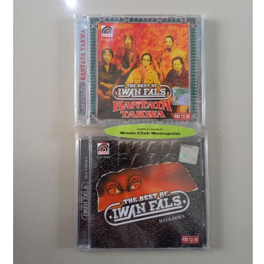 CD IWAN FALS - THE BEST OF MATA DEWA/THE BEST OF KANTATA TAKWA IMPORTED
