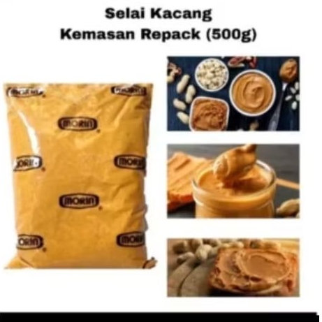 

Selai Kacang Topping Isian 500gr PEANUT BUTTER morin