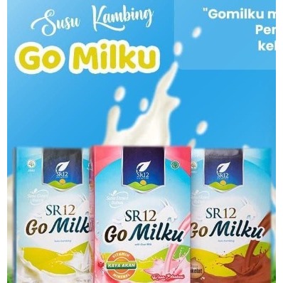 

Susu Kambing etawa GoMilku SR 12 Varian Stroberi