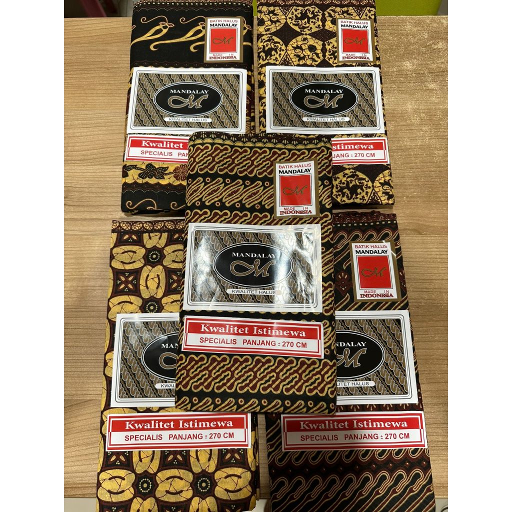 Kain Panjang Batik Wanita Mandalay - 5Pcs