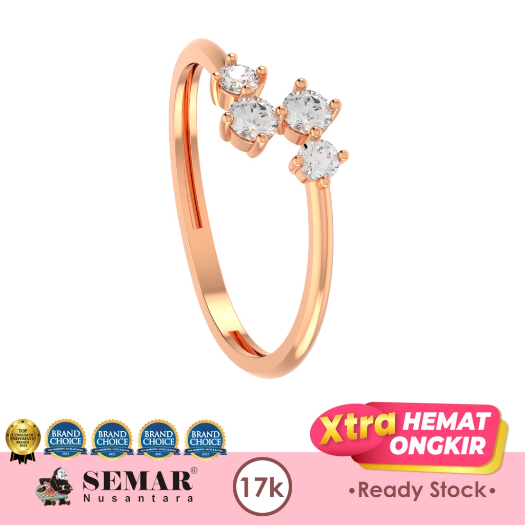 Cincin Emas Alexsa Gold 17K Semar Nusantara