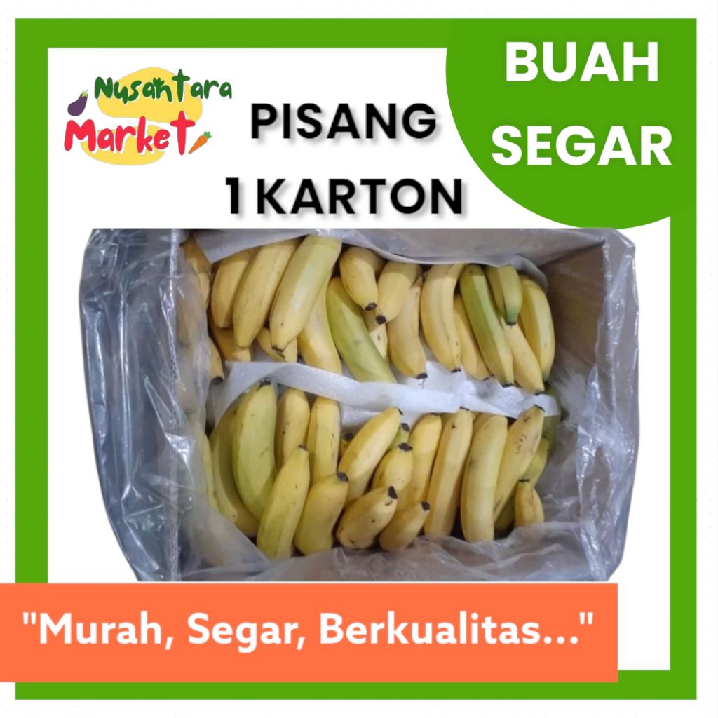 

PISANG CAVENDISH 1 KARTON/DUS 13 KG | NUSANTARA MARKET