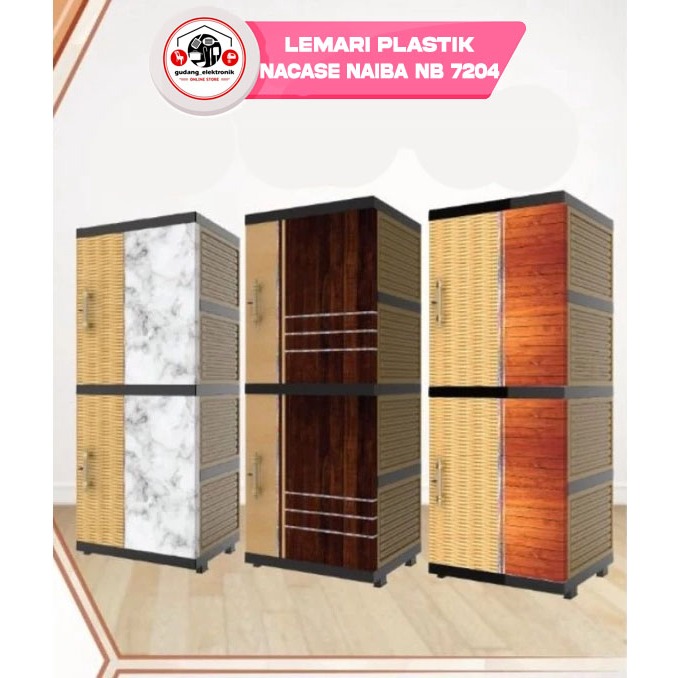 Lemari Plastik Nacase Naiba NB 7204