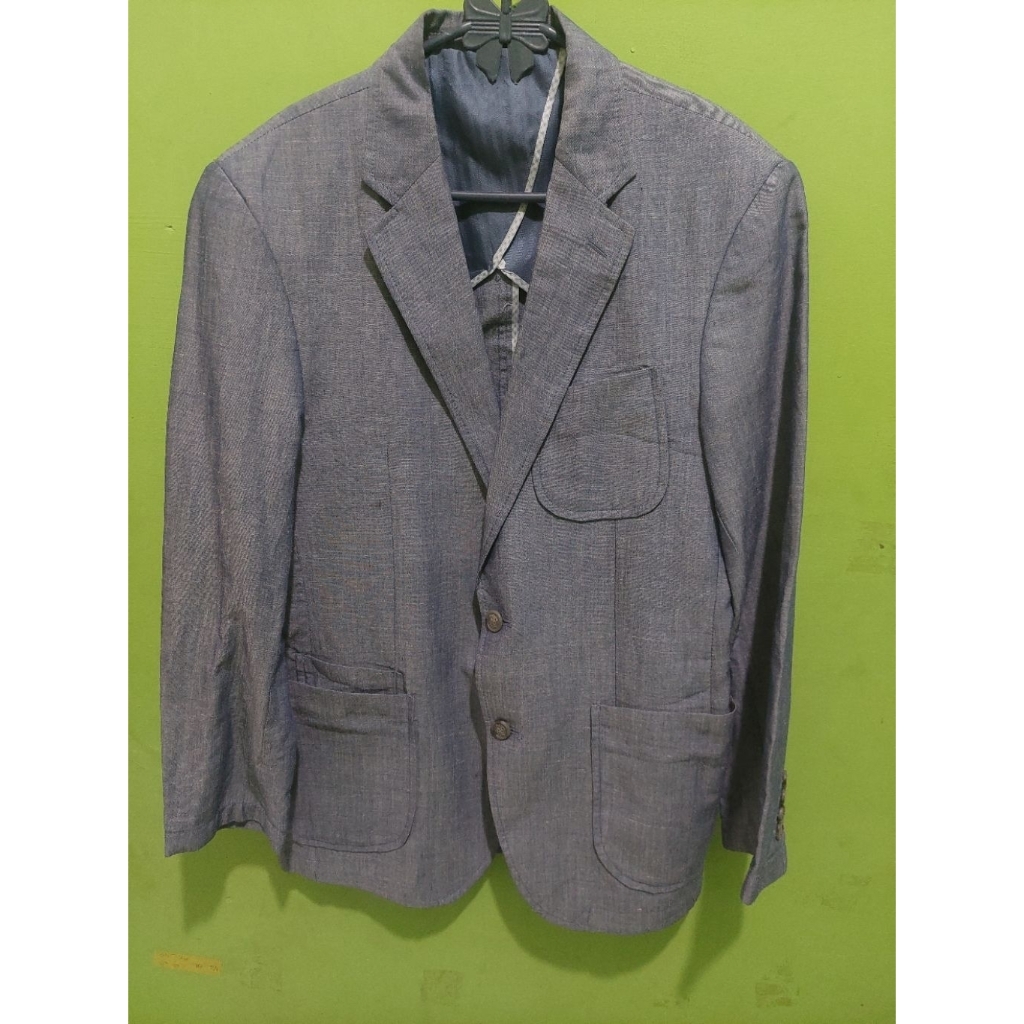 Jas Semi formal casual Blazer Paul Major denim Preloved