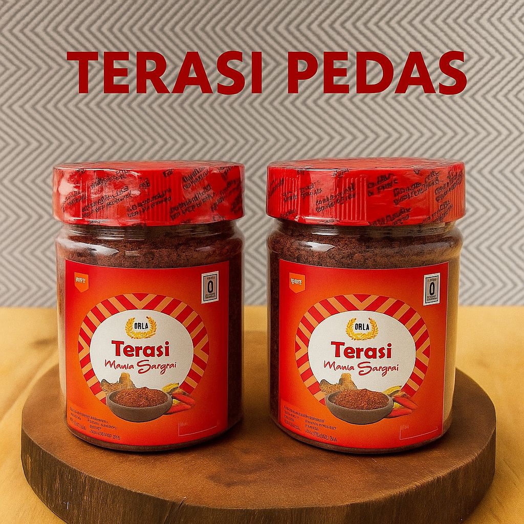 

Terasi Pedas Matang|Terasi Tabur Udang Asli Pedas Nikmat Gurih