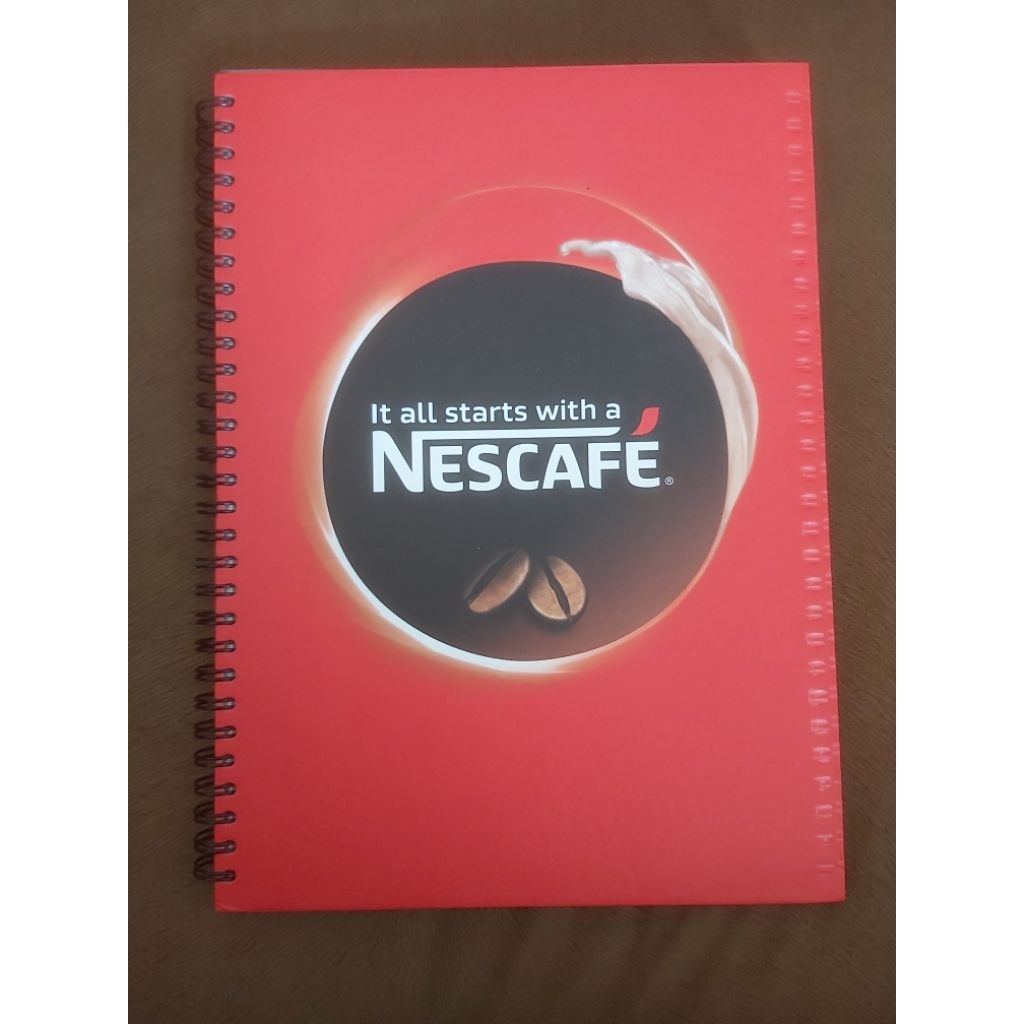 

Buku Catatan Notebook Spiral Garis Nescafe B5, Buku Catatan, Buku Spiral Garis B5