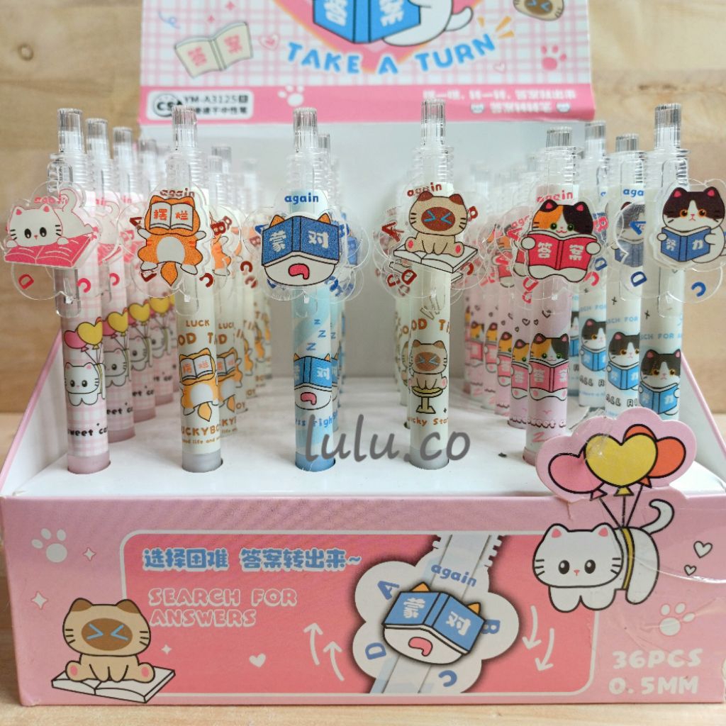 

Pulpen acrylic kucing putar W60