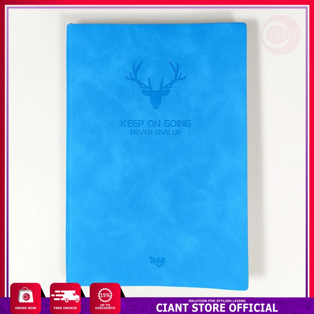 

BUKU JURNAL CATATAN MEMO HARIAN FLEXIBLE COVER TALI PEMBATAS KERTAS