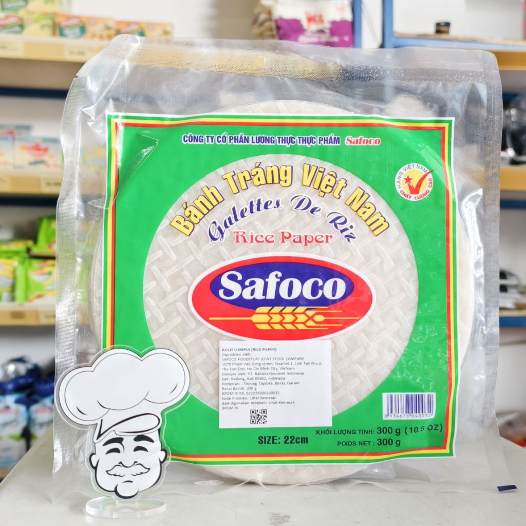

Ygshop17 Safoco Paper Rice 300Gr / Rice Paper Safoco / Rice Paper Vietnam / Banh Trang Vietnam