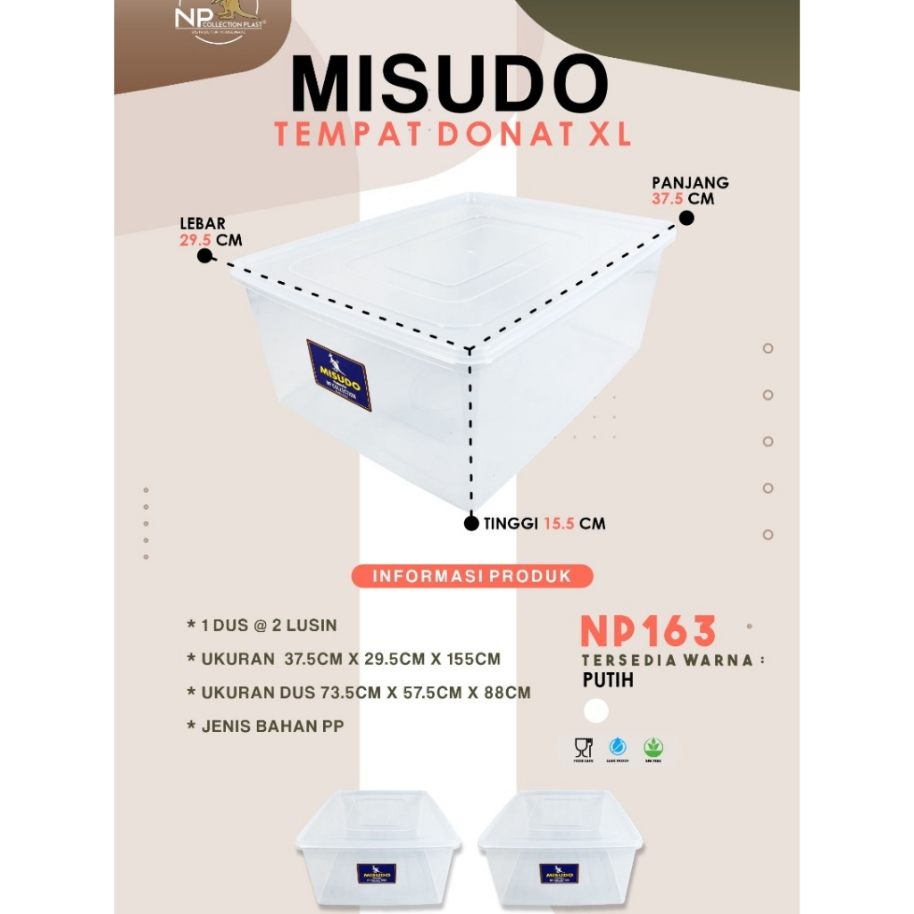 

BOX DONAT SEGI MISUDO NP147