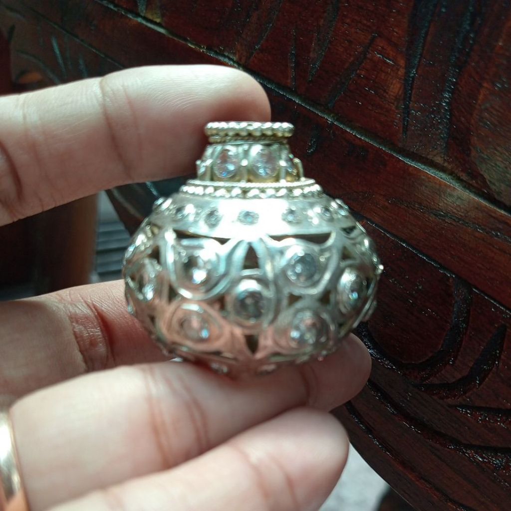 selut tembaga sepuhan perak