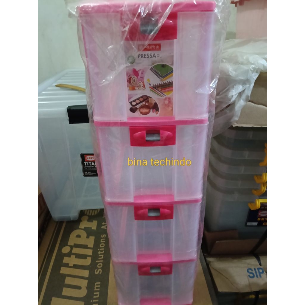 CONTAINER LACI BERTINGKAT SSN 4 LIONSTAR. KOTAK BERTINGKAT LIONSTAR. CONTAINER LACI CD DVD LION STAR