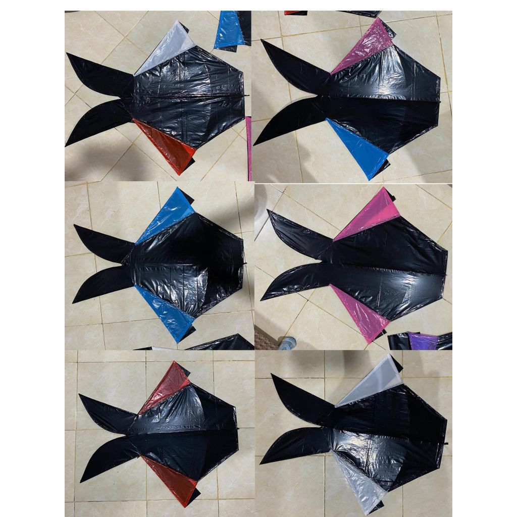 LAYANGAN COTEK BLOLONG MINI KNOCKDOWN UKURAN 1 METER