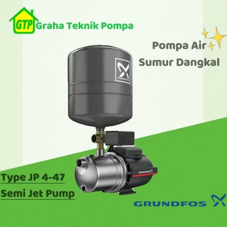 Pompa Air Sumur dangkal Grundfos Type JP 4-47