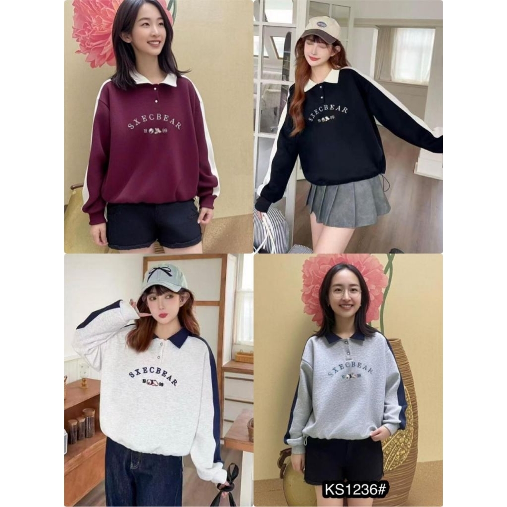 atasan kaos strech serut samping import