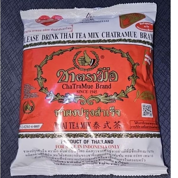 

Chatramue Thaitea original 400g. Halal