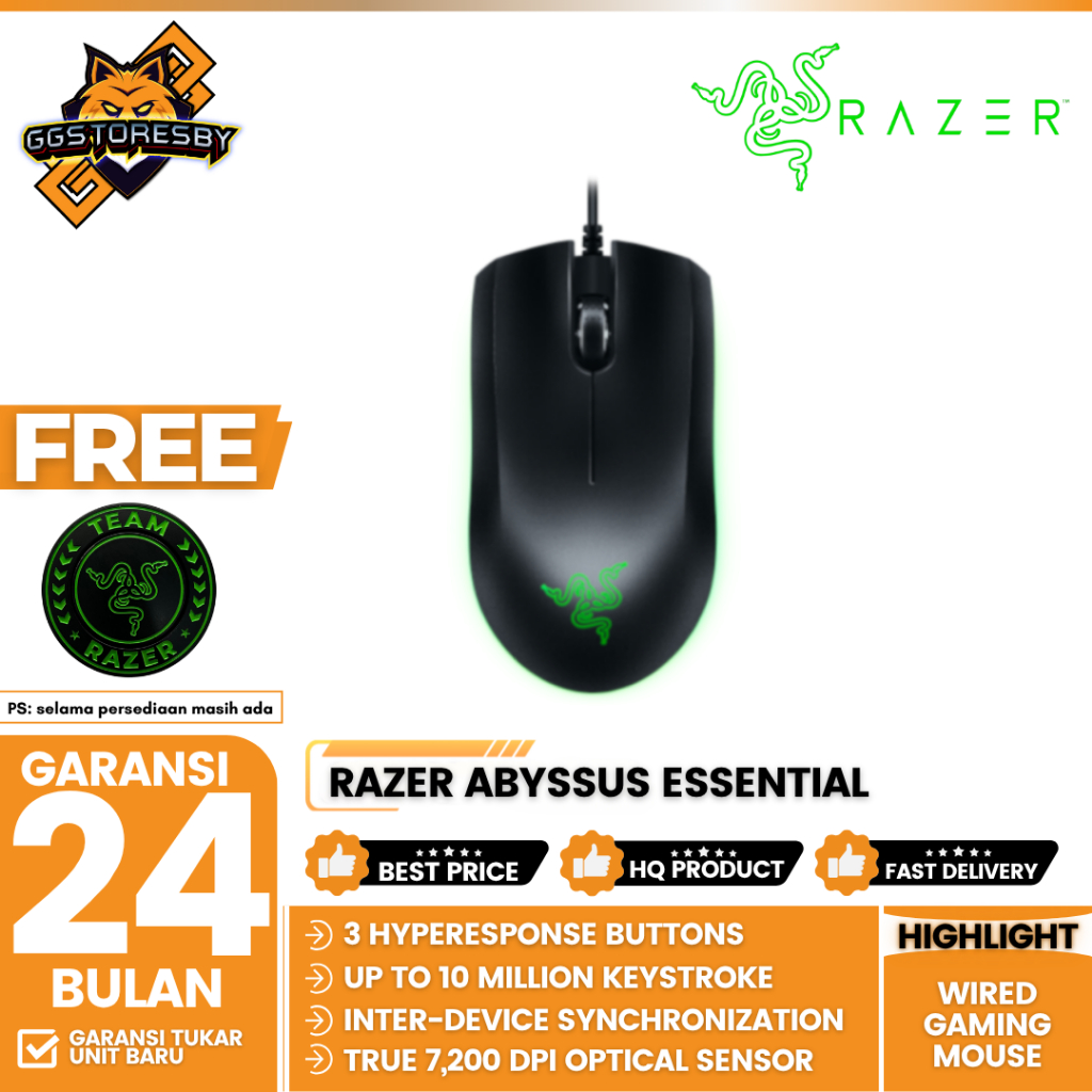 Razer Abyssus Essential Gaming Mouse