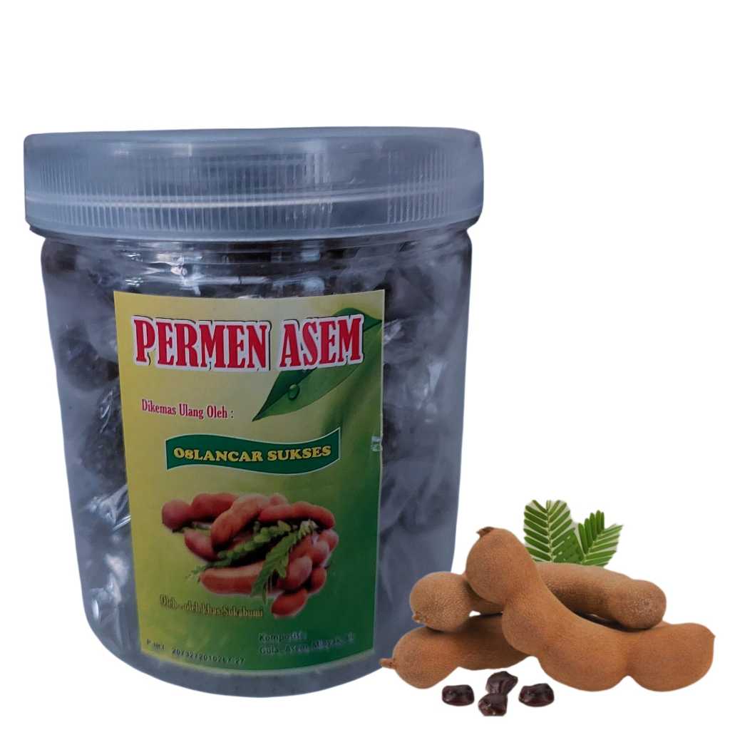 

Permen Asem Jawa 200gr Asam Candy Asli Toples