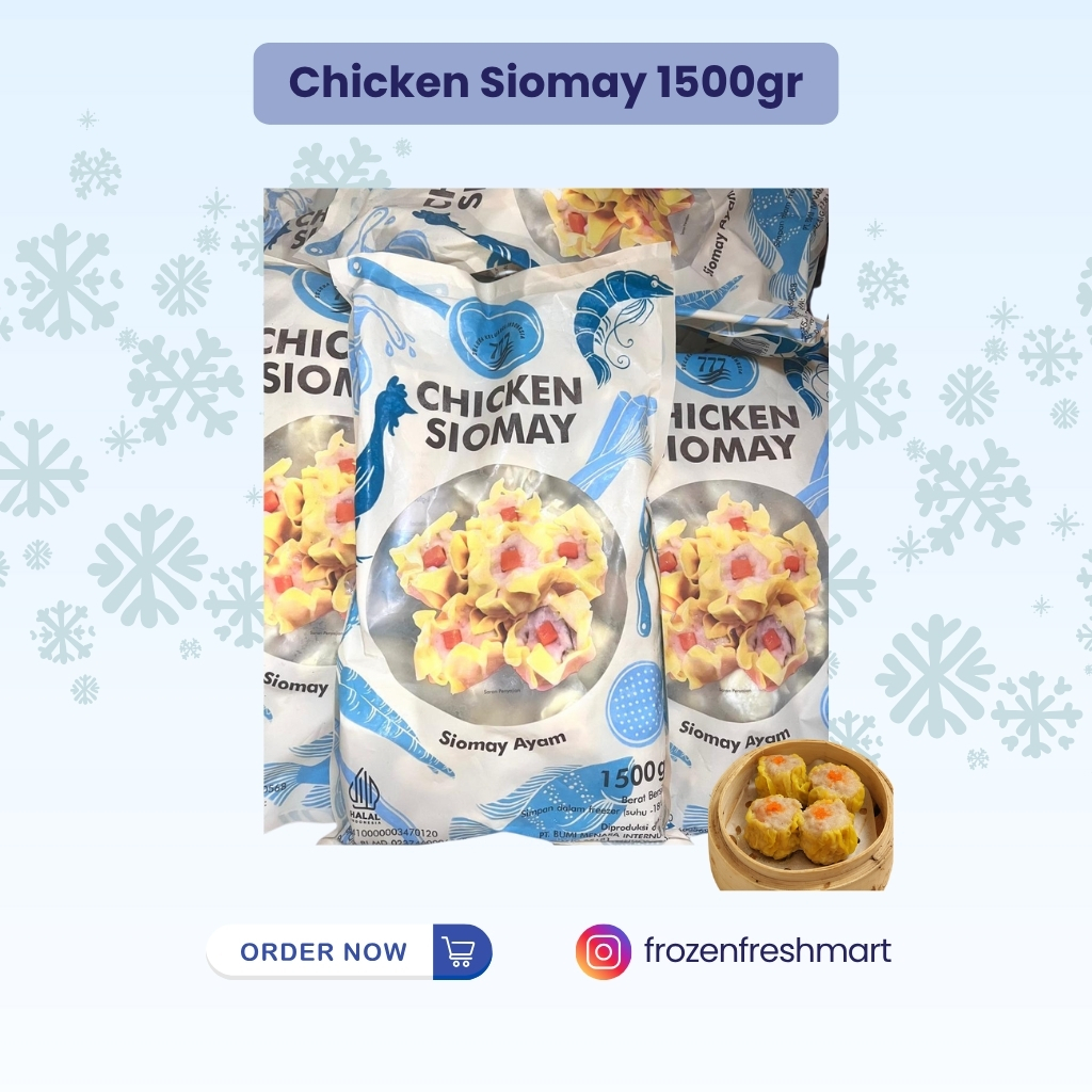 

Dimsum Ayam - Chicken Siomay 1,5 kg