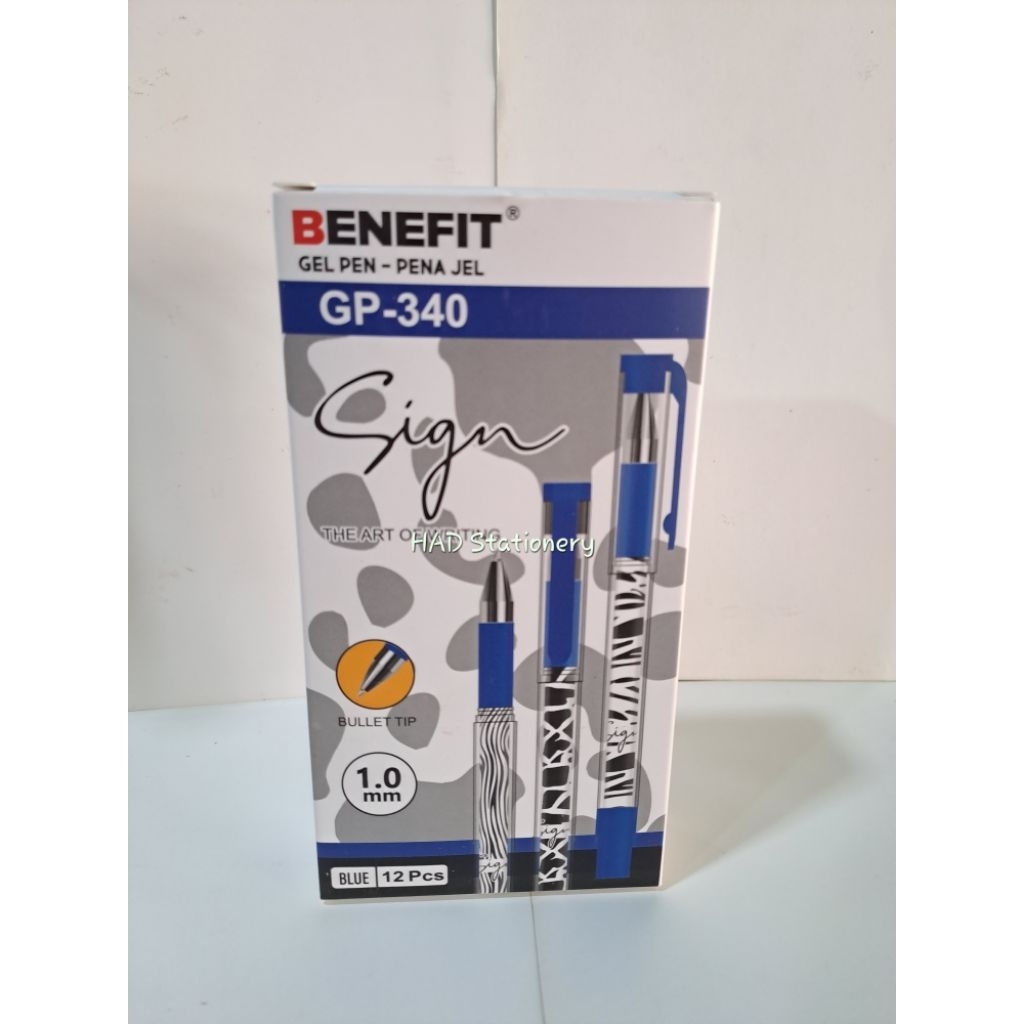 

Pena Jel Benefit GP-340/Sign Pen Benefit/1.0mm