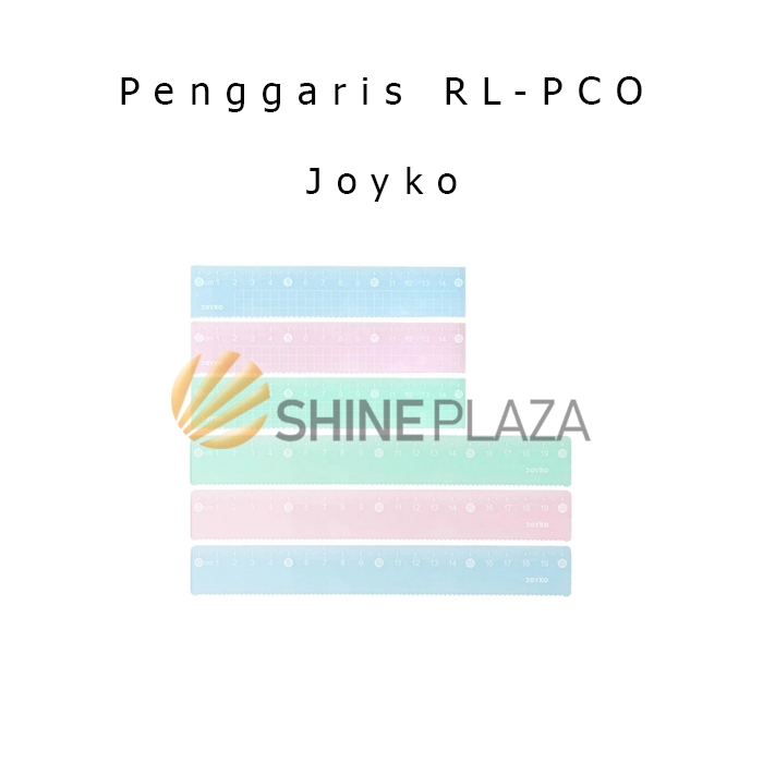 

Penggaris Plastik 15cm 20cm Joyko RL-PCO15 RL-PCO20 - Color Plastic Ruler 15 20 cm