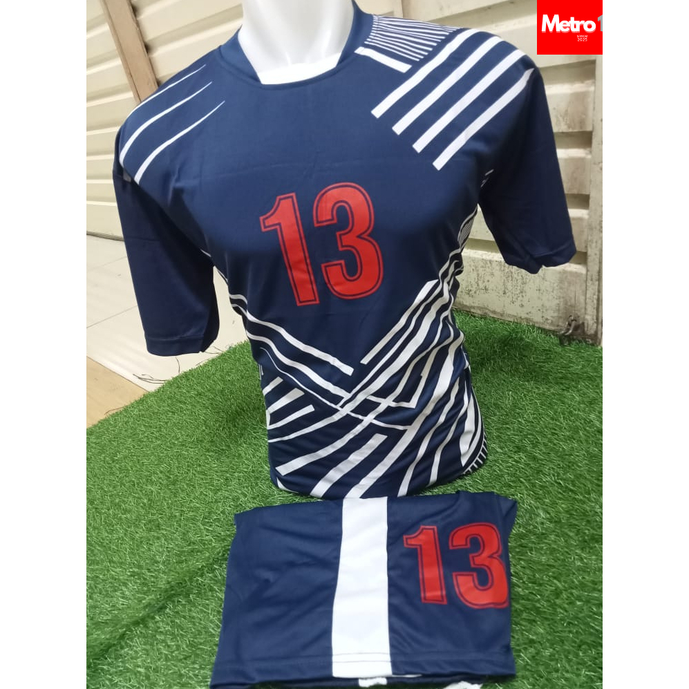 Metro 13 | KAOS TIM SETELAN JERSEY BOLA FUTSAL DEWASA ISI 12PCS