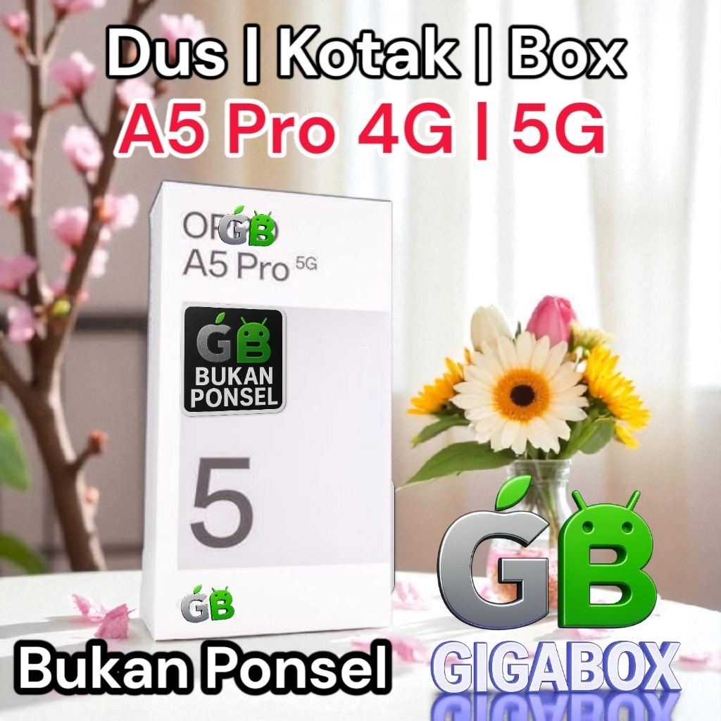 

Dus | Kardus | Box Kemasan OP A5 Pro 4G | 5G – (Dus Only) untuk Pajangan Dekoratif