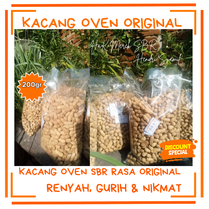 

Kacang Sangrai Oven 200gr | Cemilan Kacang Renyah