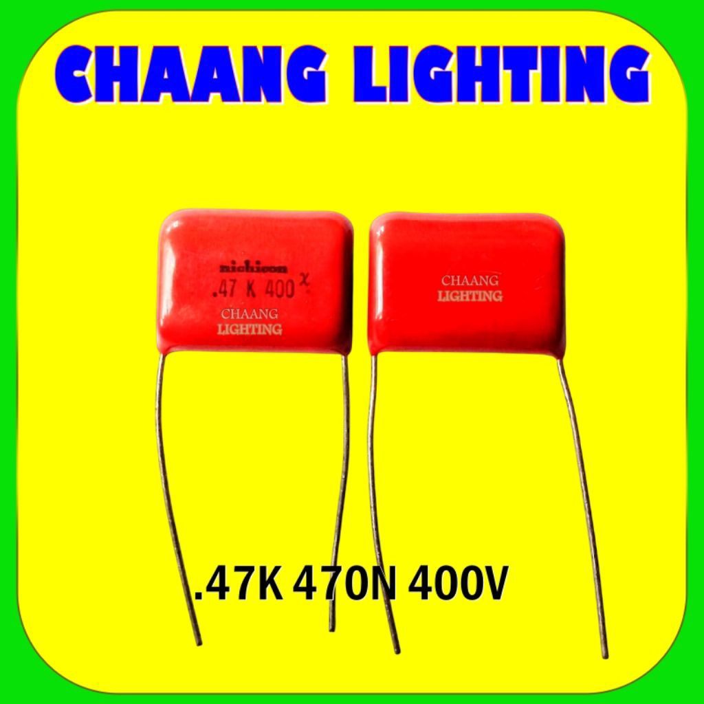 KAPASITOR MILAR 470N 400V MILAR 0.47UF 400V