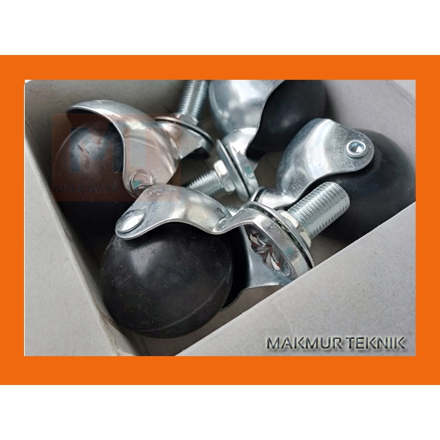 Roda Caster Bulat TG-50 Roda Troli 2 inch Hidup DRAT