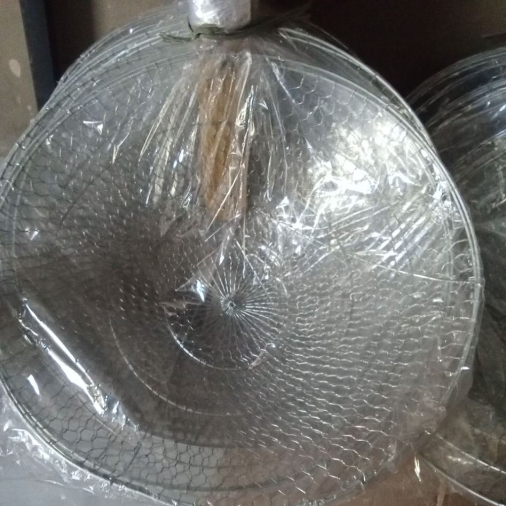 Serok saringan goreng UK 60cm gagang kayu