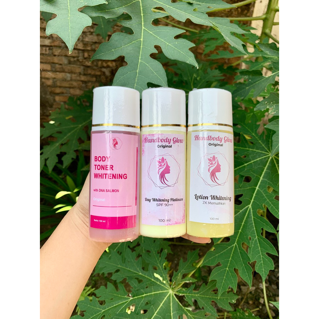 Hb glow malam+Hb glow siang+Toner badan