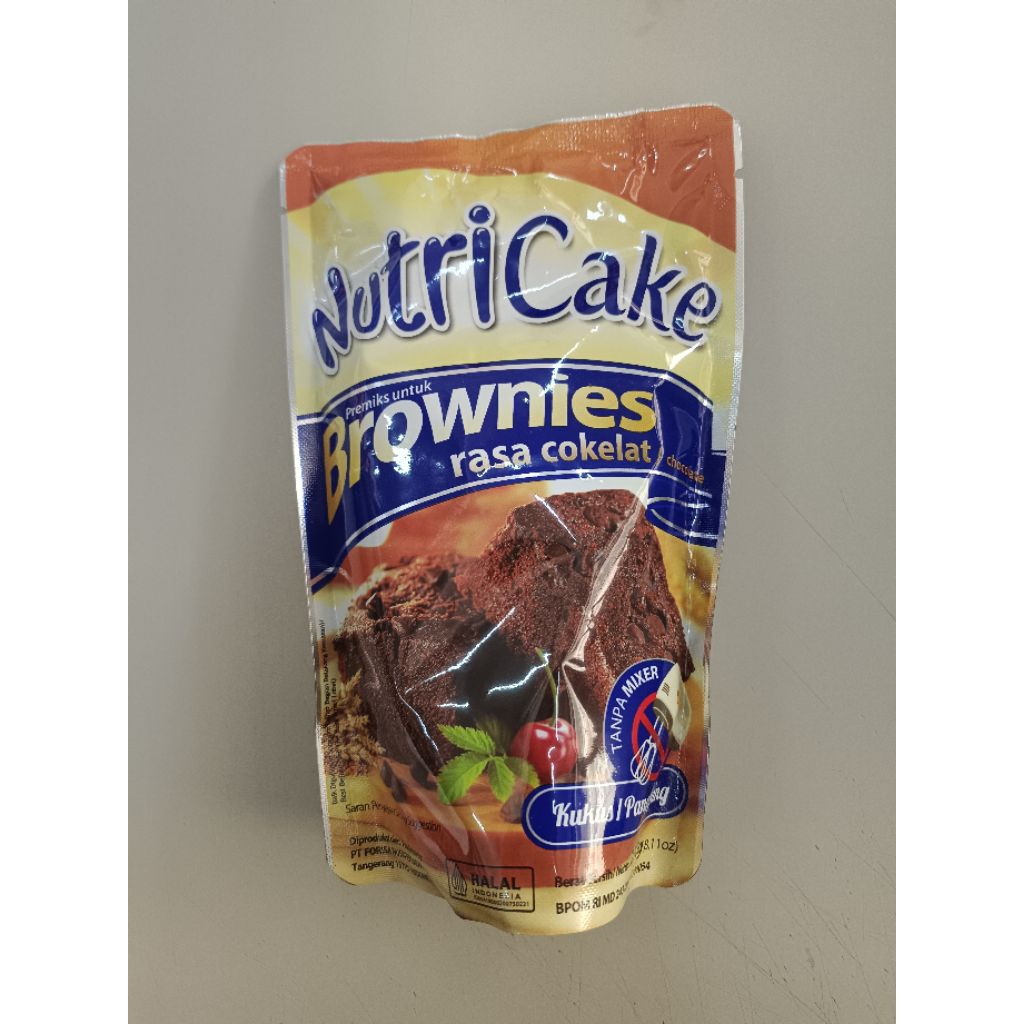 

NUTRICAKE BROWNIS RASA COKELAT 230GRAM