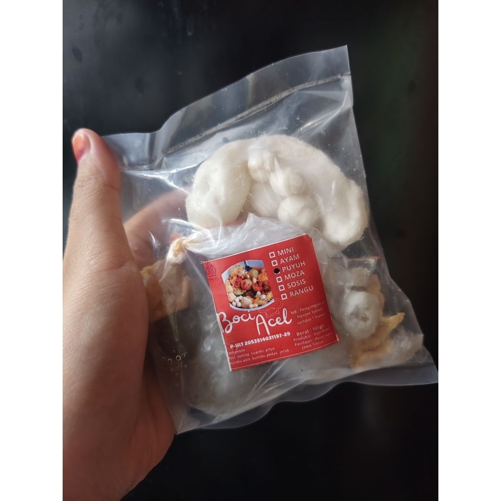 

FROZEN BASO ACI AYAM, PUYUH, MOZZARELLA by Acel
